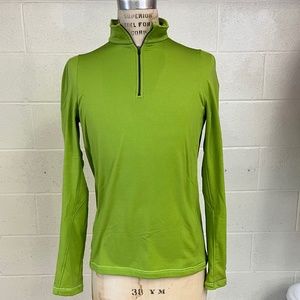 Galvin Green Insula Half-Zip Golf Pullover, Lime Green, Size Medium